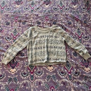 Hollister cropped sweatshirt